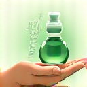 Icono de una mano sosteniendo un comprimido