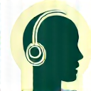 Icono de un auricular de soporte