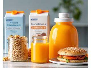 Leche fortificada con vitaminas y minerales.